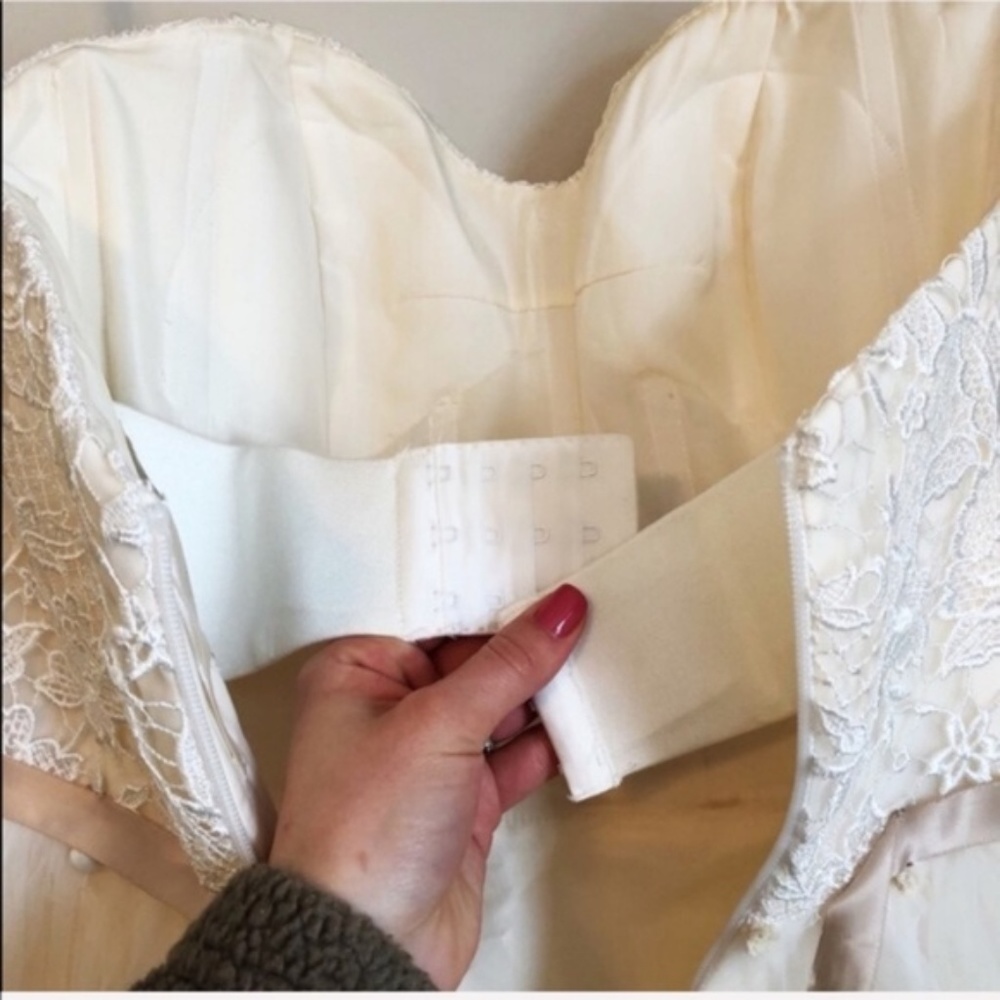 Wtoo Sweetheart Strapless Wedding Gown Dress Ivory - Picture 7 of 8